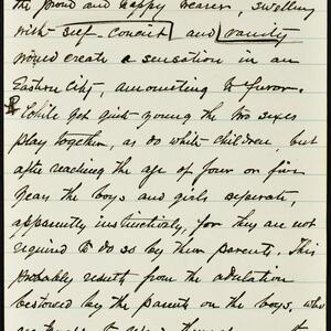 a page of handwritten text
