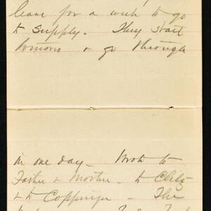 a page of handwritten text