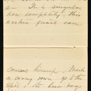 a page of handwritten text