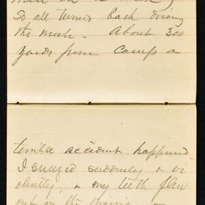 a page of handwritten text