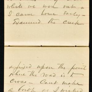 a page of handwritten text