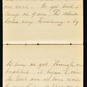 a page of handwritten text