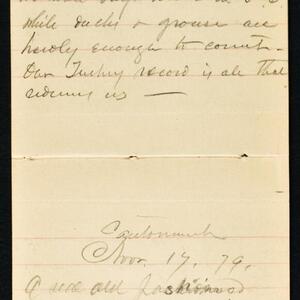 a page of handwritten text