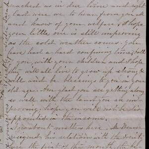 a page of handwritten text