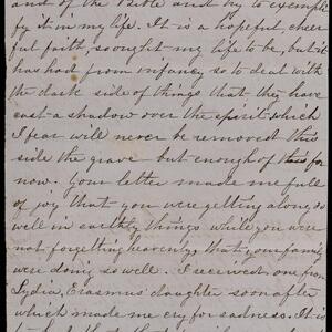 a page of handwritten text