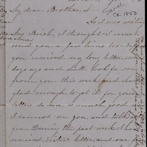 a page of handwritten text