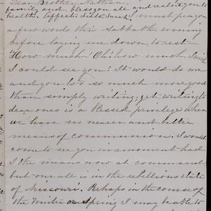 a page of handwritten text