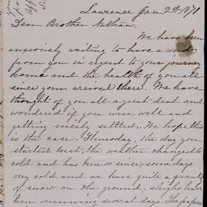 a page of handwritten text