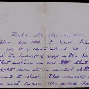 a page of handwritten text