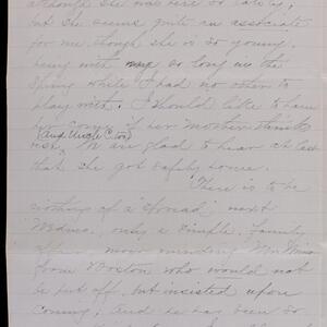 a page of handwritten text