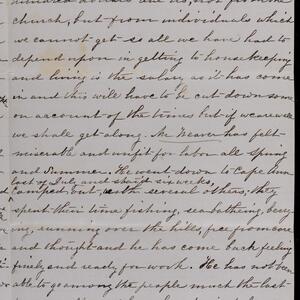 a page of handwritten text