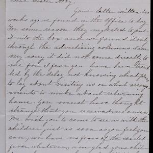 a page of handwritten text