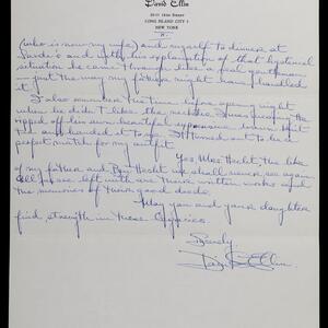 a page of handwritten text