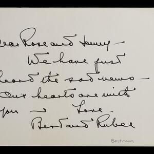 a page of handwritten text