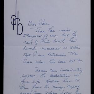 a page of handwritten text