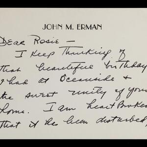 a page of handwritten text