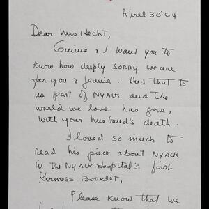 a page of handwritten text