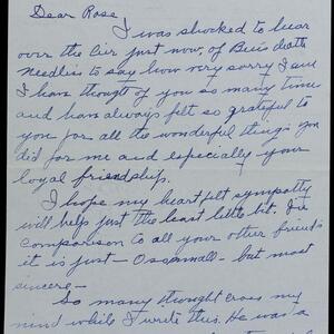 a page of handwritten text