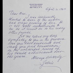 a page of handwritten text