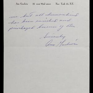 a page of handwritten text