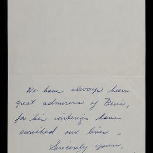 a page of handwritten text