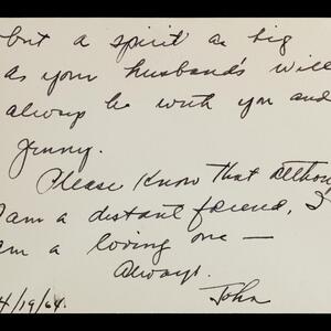 a page of handwritten text