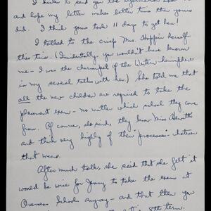 a page of handwritten text