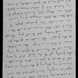a page of handwritten text