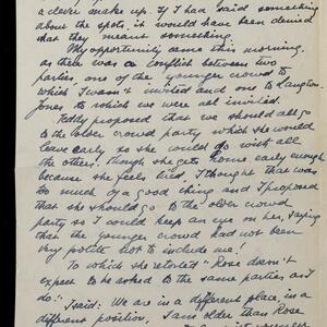 a page of handwritten text