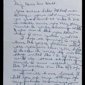 a page of handwritten text