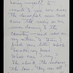 a page of handwritten text