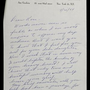 a page of handwritten text