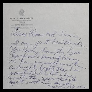 a page of handwritten text