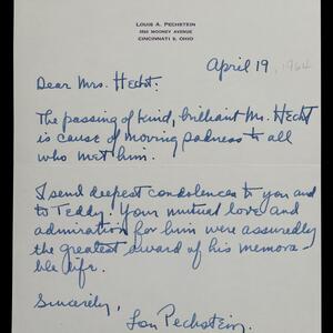 a page of handwritten text