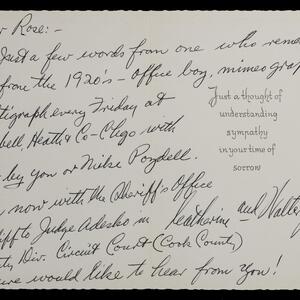 a page of handwritten text