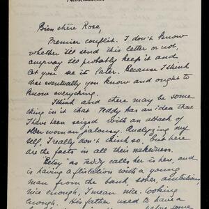 a page of handwritten text