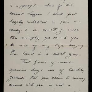 a page of handwritten text