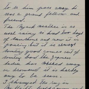 a page of handwritten text