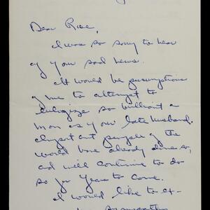 a page of handwritten text