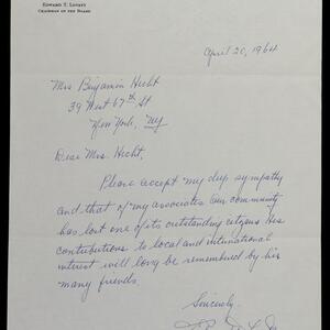 a page of handwritten text