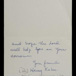 a page of handwritten text