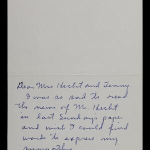 a page of handwritten text