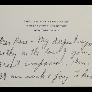 a page of handwritten text