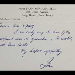 a page of handwritten text