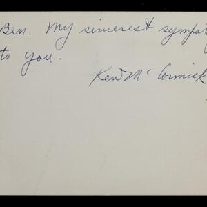 a page of handwritten text