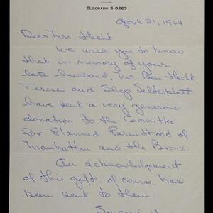 a page of handwritten text