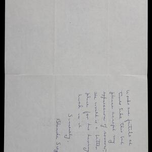 a page of handwritten text