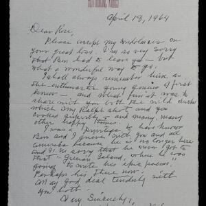 a page of handwritten text