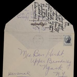 a page of handwritten text