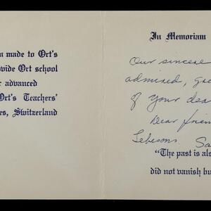 a page of handwritten text